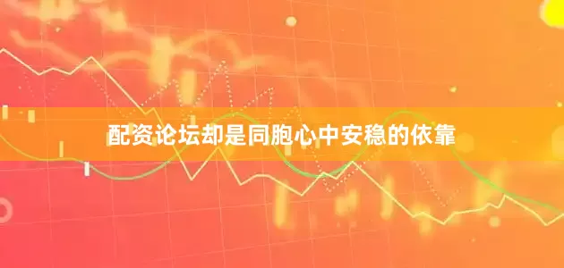 配资论坛却是同胞心中安稳的依靠